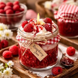 Raspberry Jam Candle — a treat for your